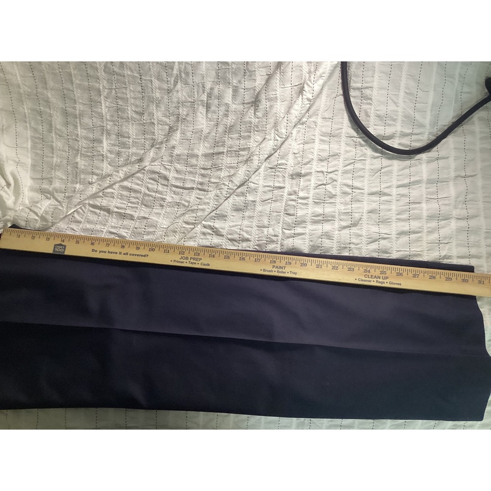Brooks Brothers 346 Advantage Navy Blue Pleated Wide Leg Cotton Chinos Pants 10 - Picture 7 of 8